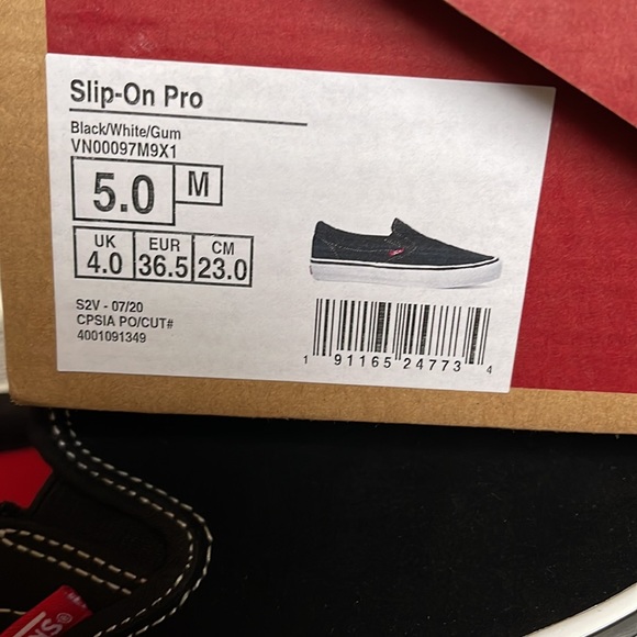 Vans Slip-On Pro Black/White/Gum WMNS - Picture 16 of 16